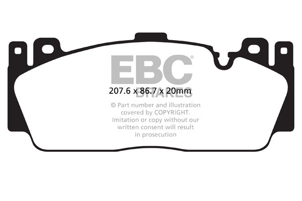 EBC RP-1 Front Brake Pads BMW M2 2NH CALIPER DP82148RP1