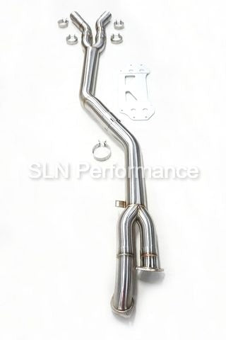 SLN Single Mid Pipe with Under-Brace - S58 M3 G80 M4 G82 X3m X4m Lci