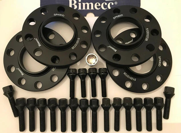 Bimecc  Wheel Spacers Kit + Locking Bolts for VW Golf MK7 MK7.5 R GTI Audi S3