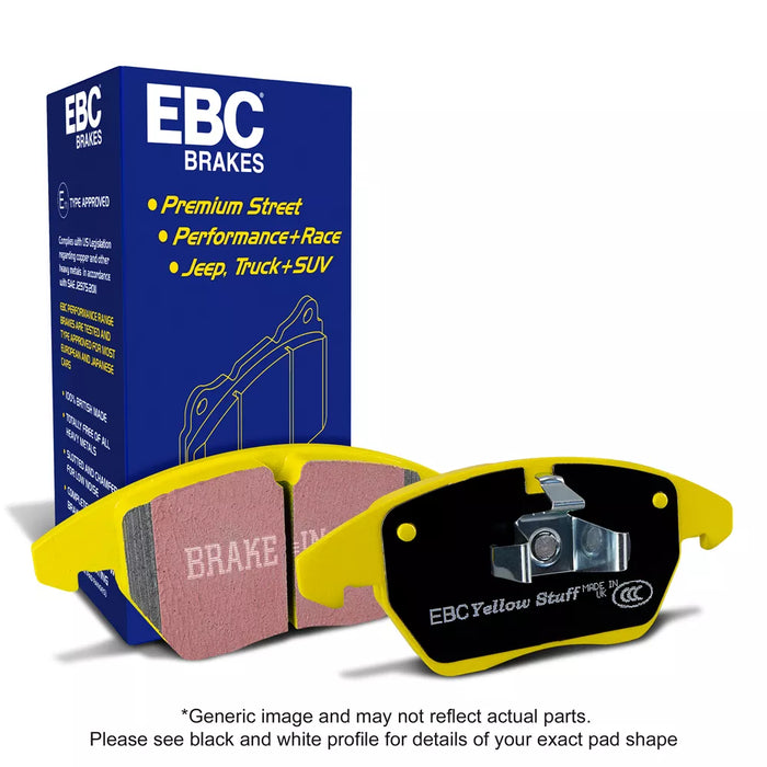 EBC YellowStuff Rear Brake Pads BMW G M240i M340i M440i M SPORT & M PERFORMANCE CALIPER DP42415R INC FREE WEAR SENSOR