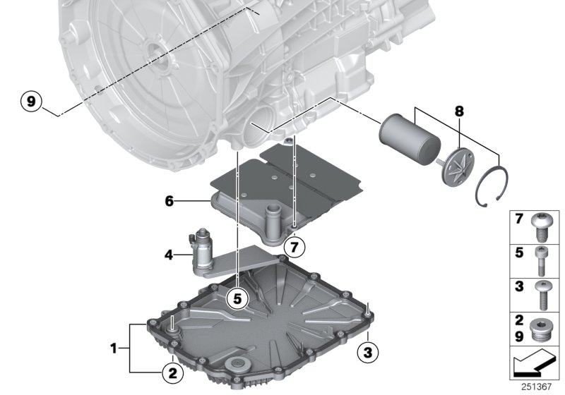 BMW S55 DCT Dual Clutch Transmission Service Kit