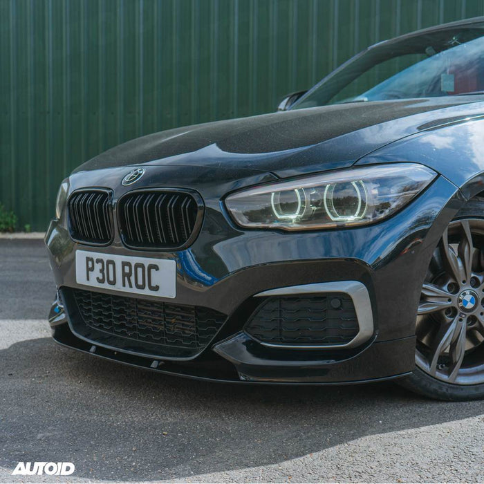 AutoID Gloss Black Performance Front Lip for BMW 1 Series, M135i & M140i (2015-2019 LCI, F20 F21)